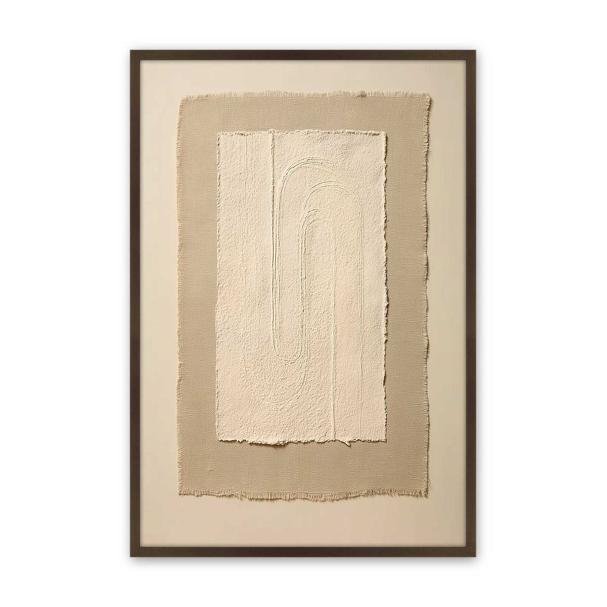 [Color:Brown], Picture of art in a Brown frame