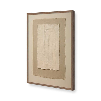 [Color:Walnut], Picture of art in a Walnut frame of the corner