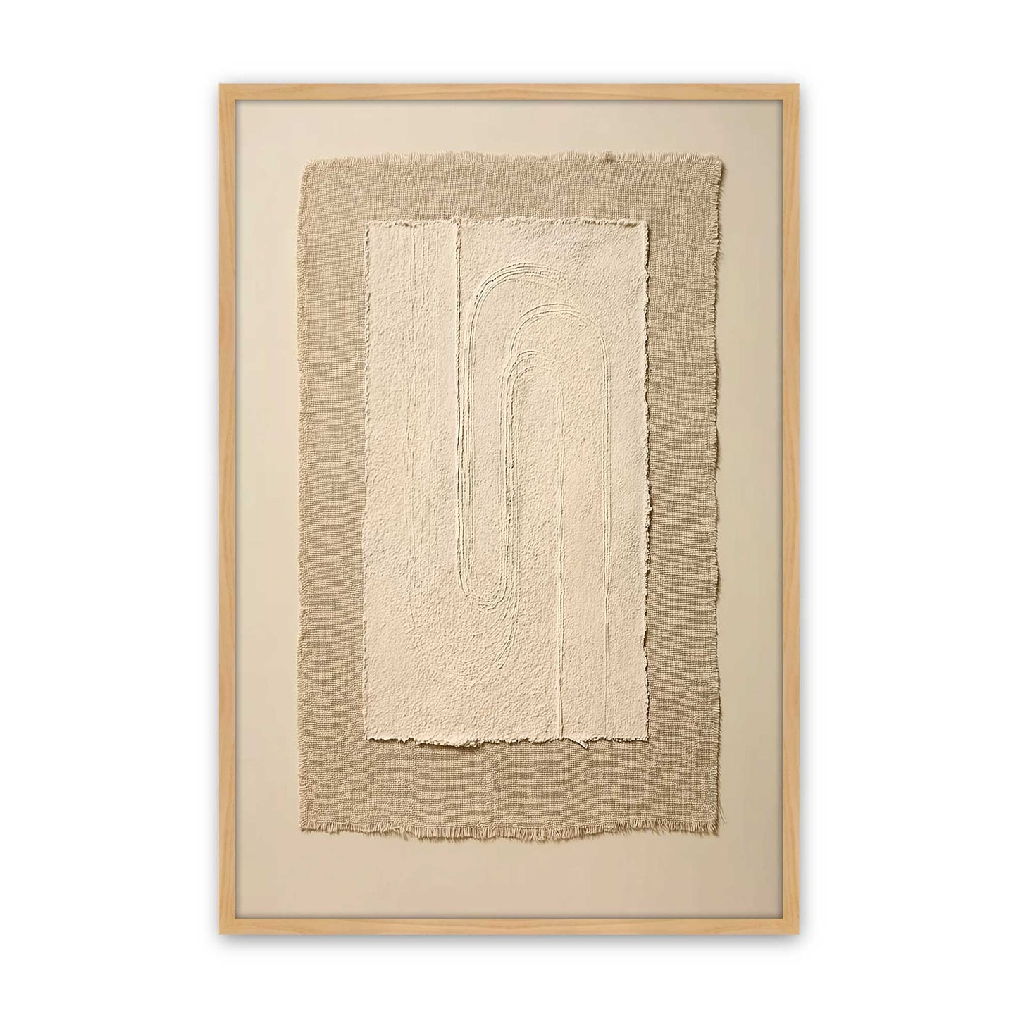 [Color:American Maple], Picture of art in a American Maple frame