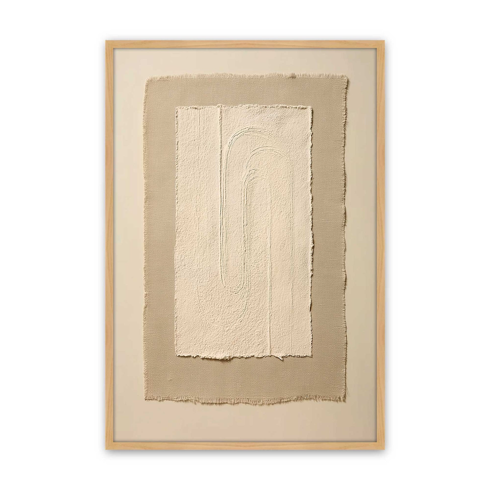[Color:American Maple], Picture of art in a American Maple frame