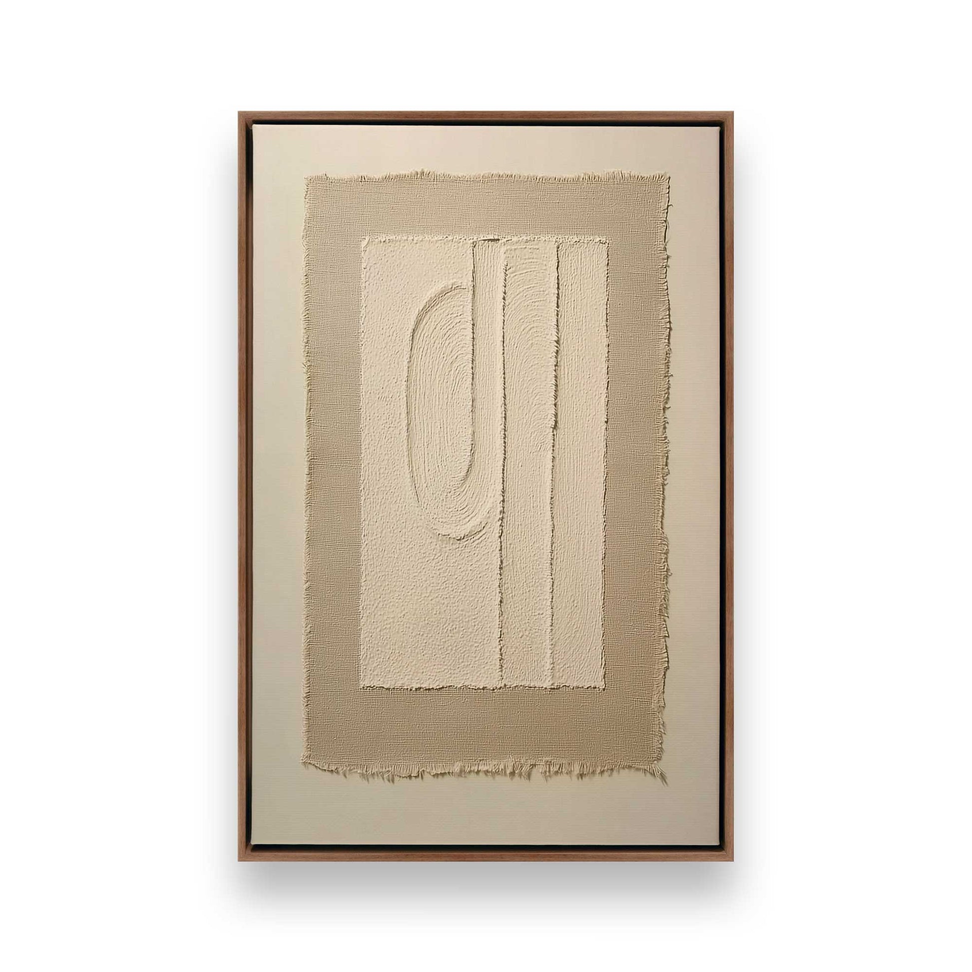 [Color:Walnut], Picture of art in a Walnut frame