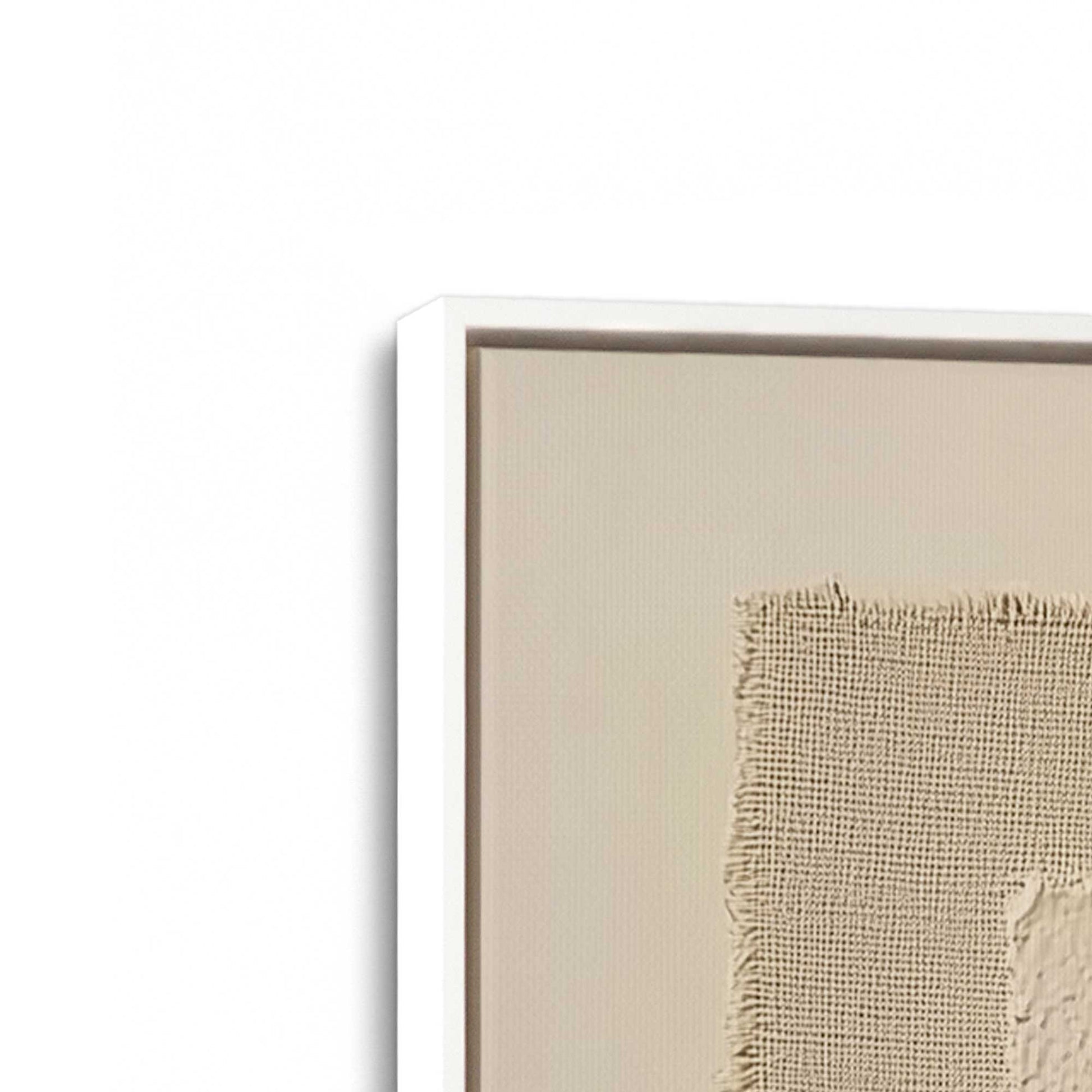 [Color:Opaque White], Picture of art in a White frame at an angle