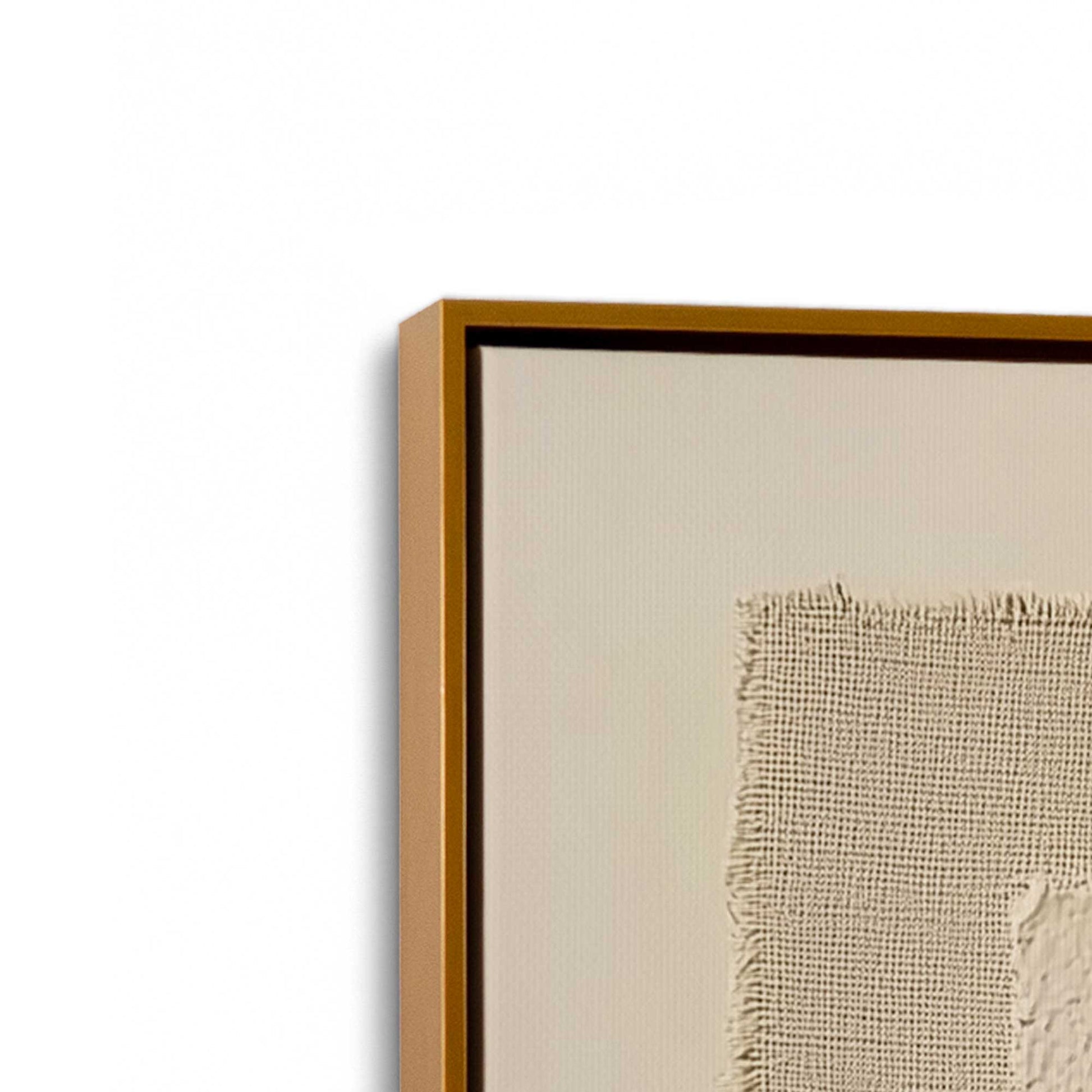 [Color:Polished Gold], Picture of art in a Polished Gold frame at an angle