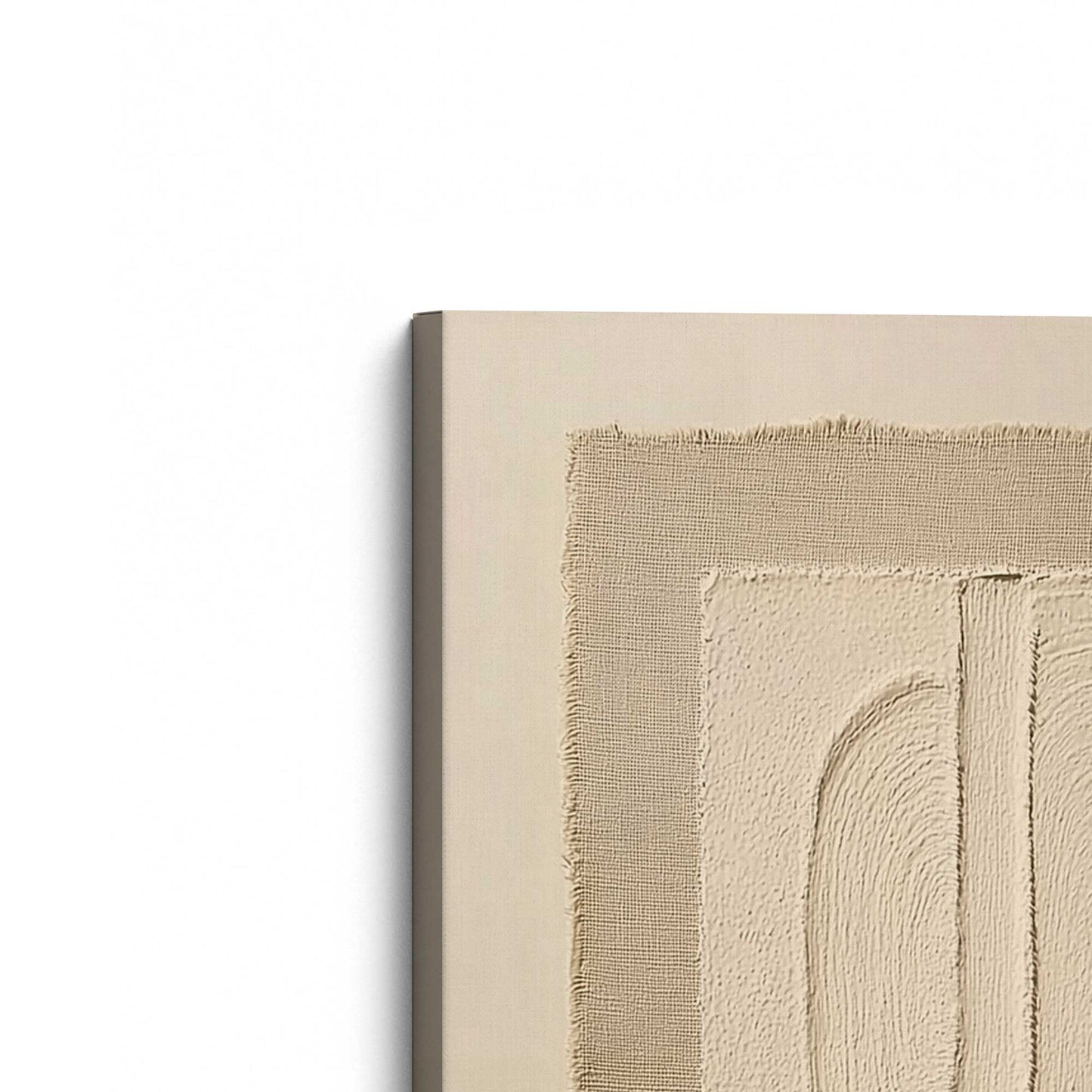 [Color:Stretched Canvas], Picture of the corner of the art
