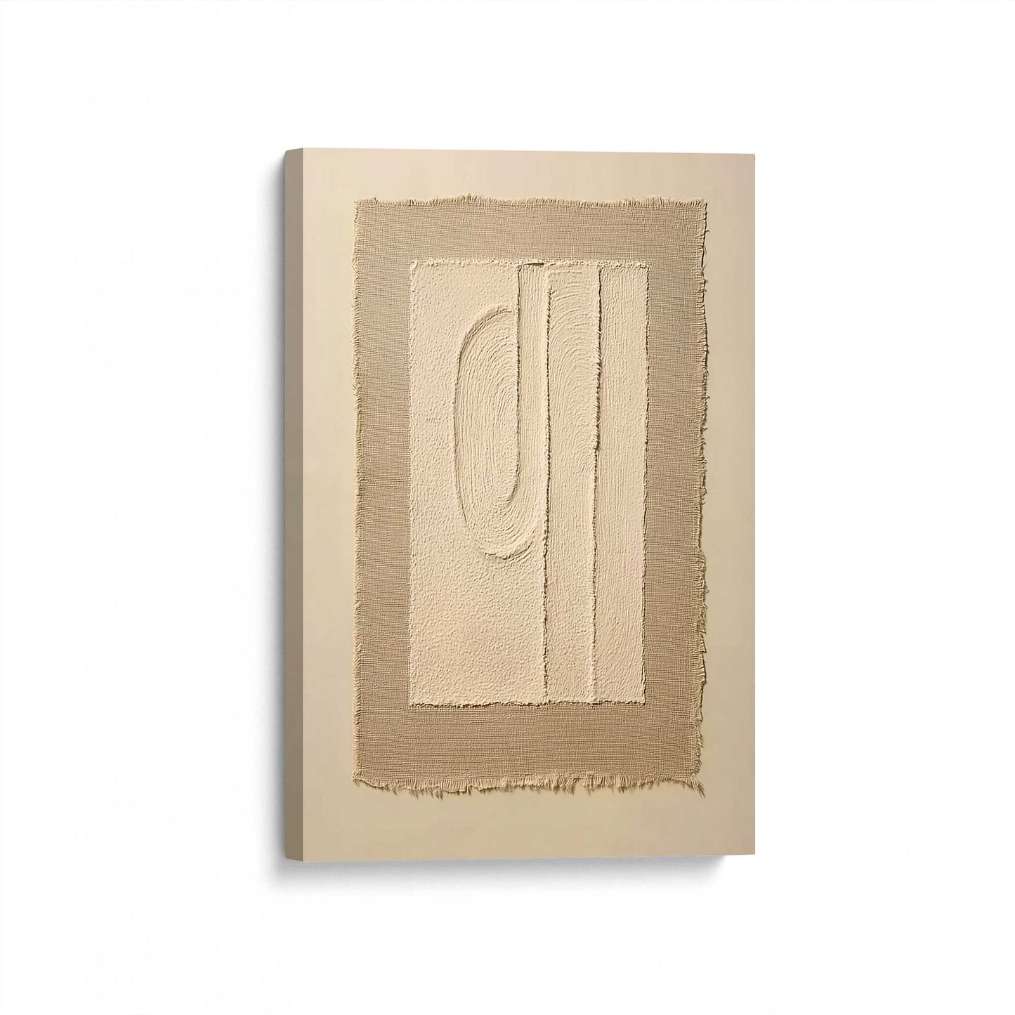 [Color:Stretched Canvas], Picture of art at an angle