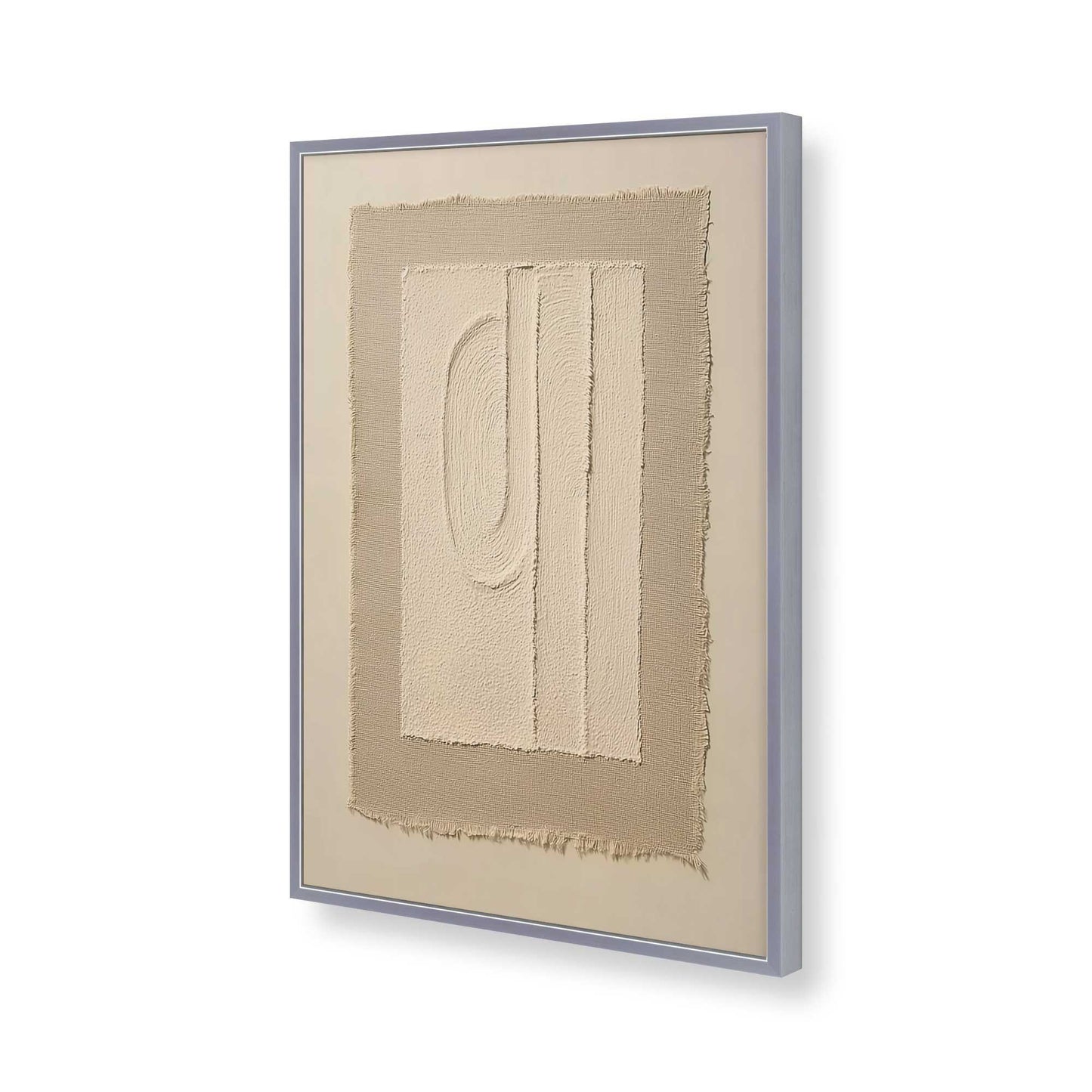 [Color:Polished Chrome], Picture of art in a Polished Chrome frame of the corner