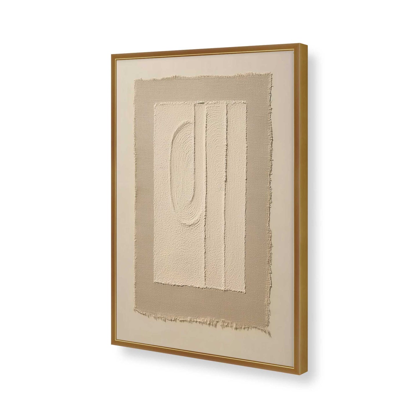 [Color:Polished Gold], Picture of art in a Polished Gold frame of the corner