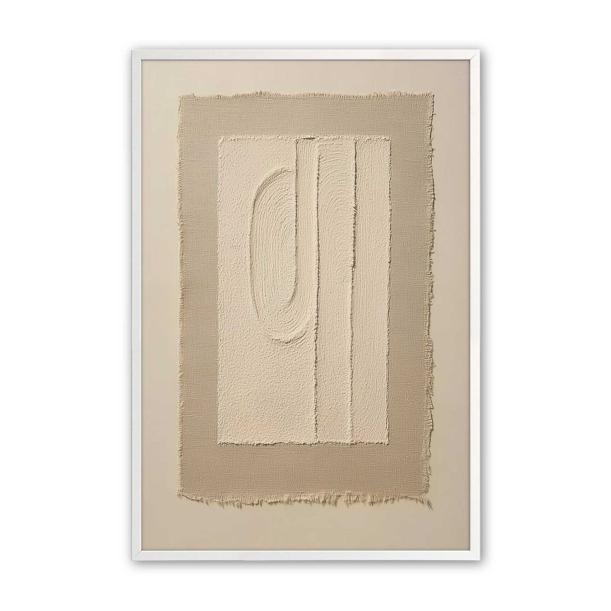 [Color:Opaque White], Picture of art in a Opaque White frame