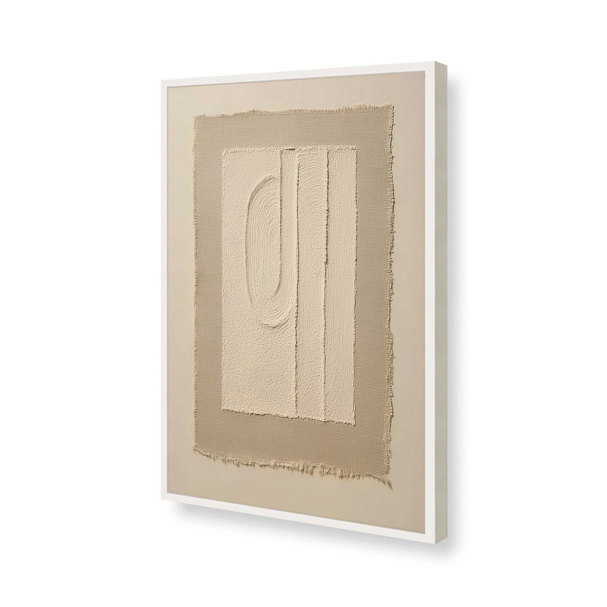 [Color:Opaque White], Picture of art in a Opaque White frame of the corner