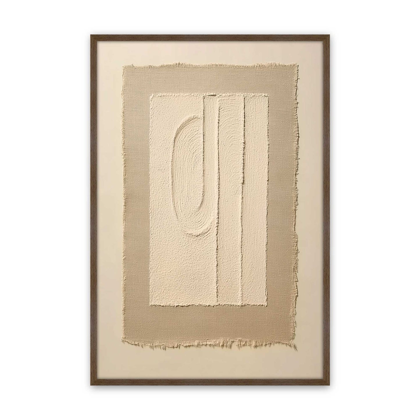 [Color:Walnut], Picture of art in a Walnut frame