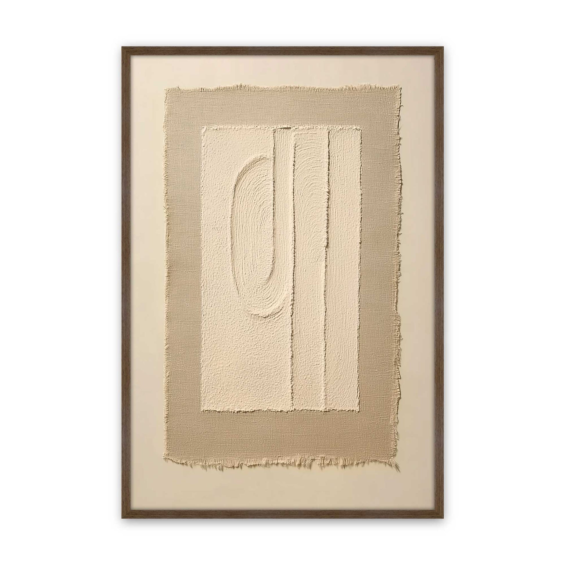 [Color:Walnut], Picture of art in a Walnut frame