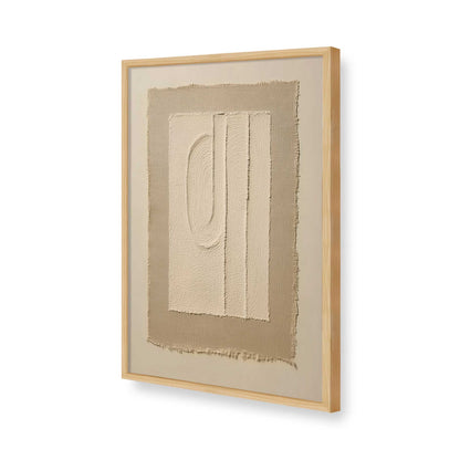[Color:American Maple], Picture of art in a American Maple frame of the corner