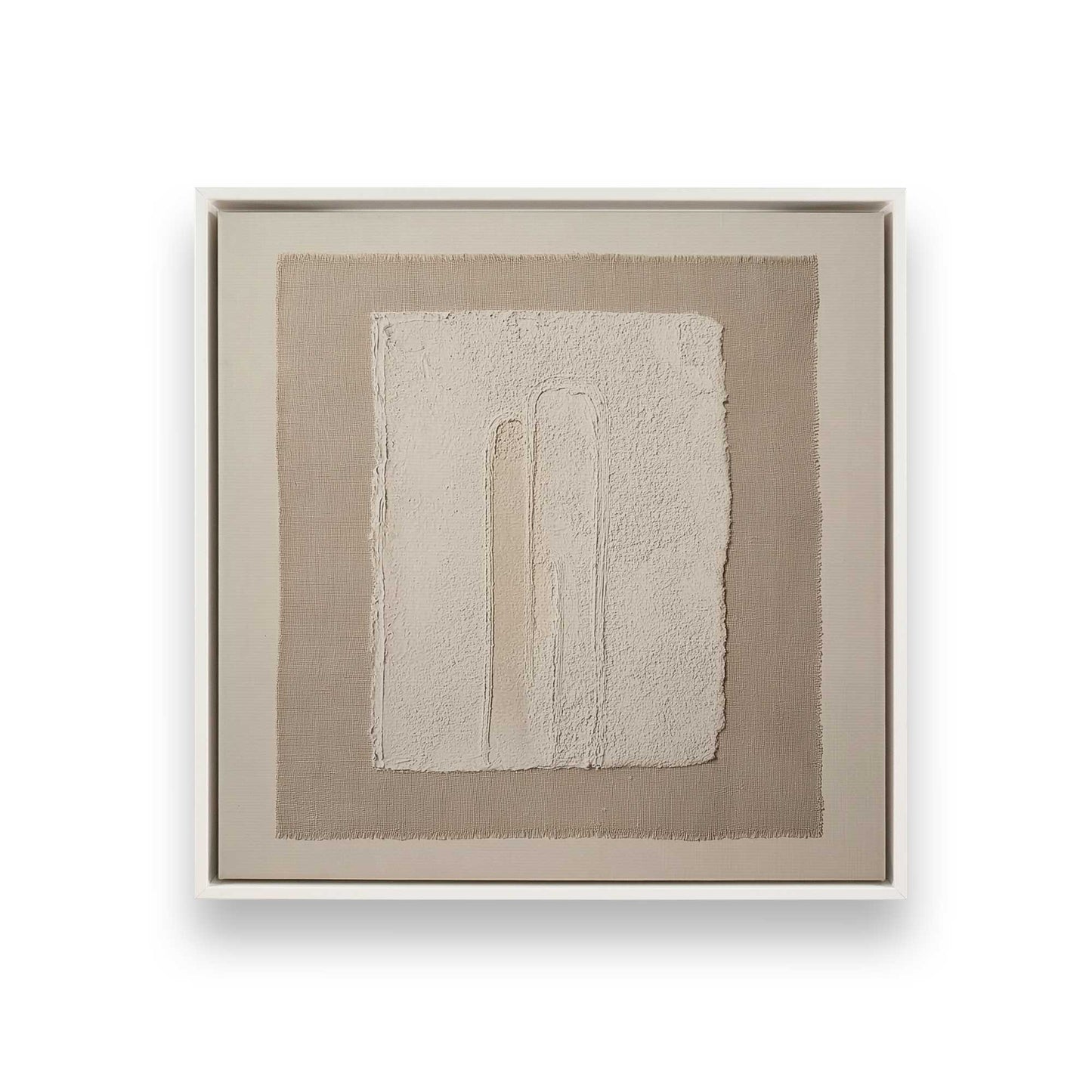 [Color:Opaque White], Picture of art in a White frame