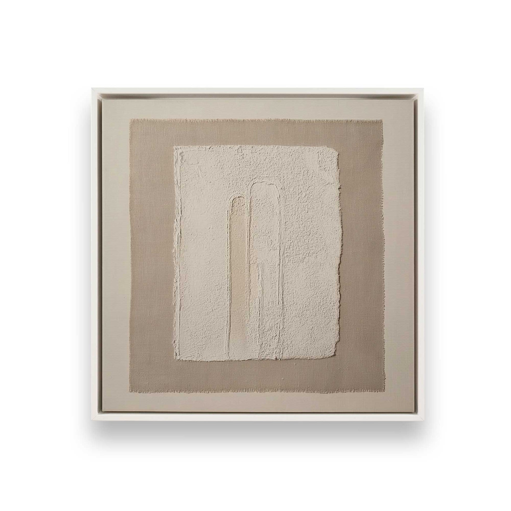 [Color:Opaque White], Picture of art in a White frame