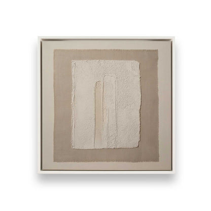[Color:Opaque White], Picture of art in a White frame