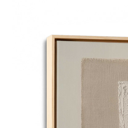 [Color:American Maple], Picture of art in a American Maple frame at an angle