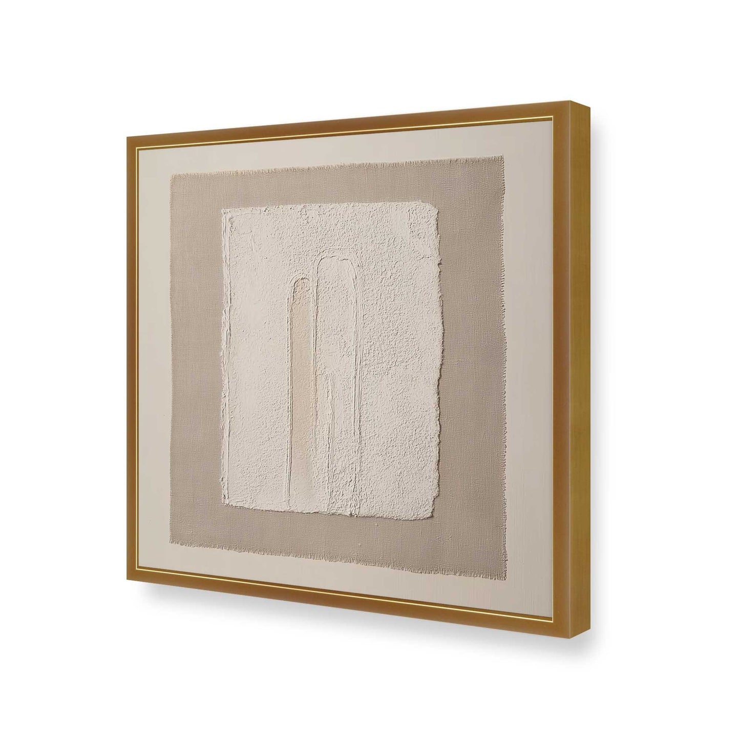 [Color:Polished Gold], Picture of art in a Polished Gold frame of the corner
