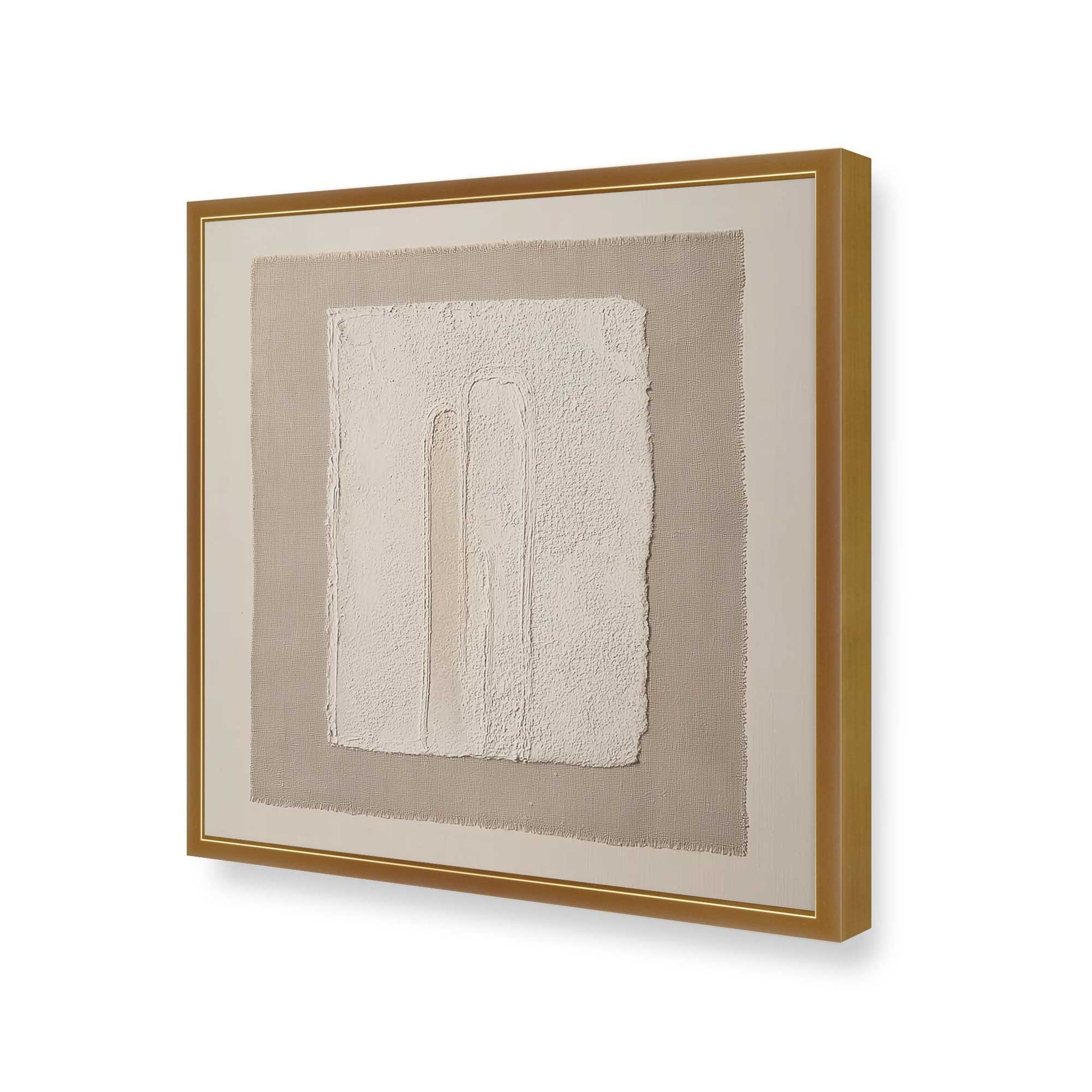 [Color:Polished Gold], Picture of art in a Polished Gold frame of the corner