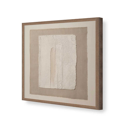 [Color:Walnut], Picture of art in a Walnut frame of the corner