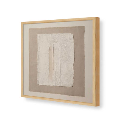 [Color:American Maple], Picture of art in a American Maple frame of the corner