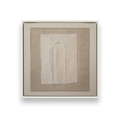 [Color:Opaque White], Picture of art in a White frame