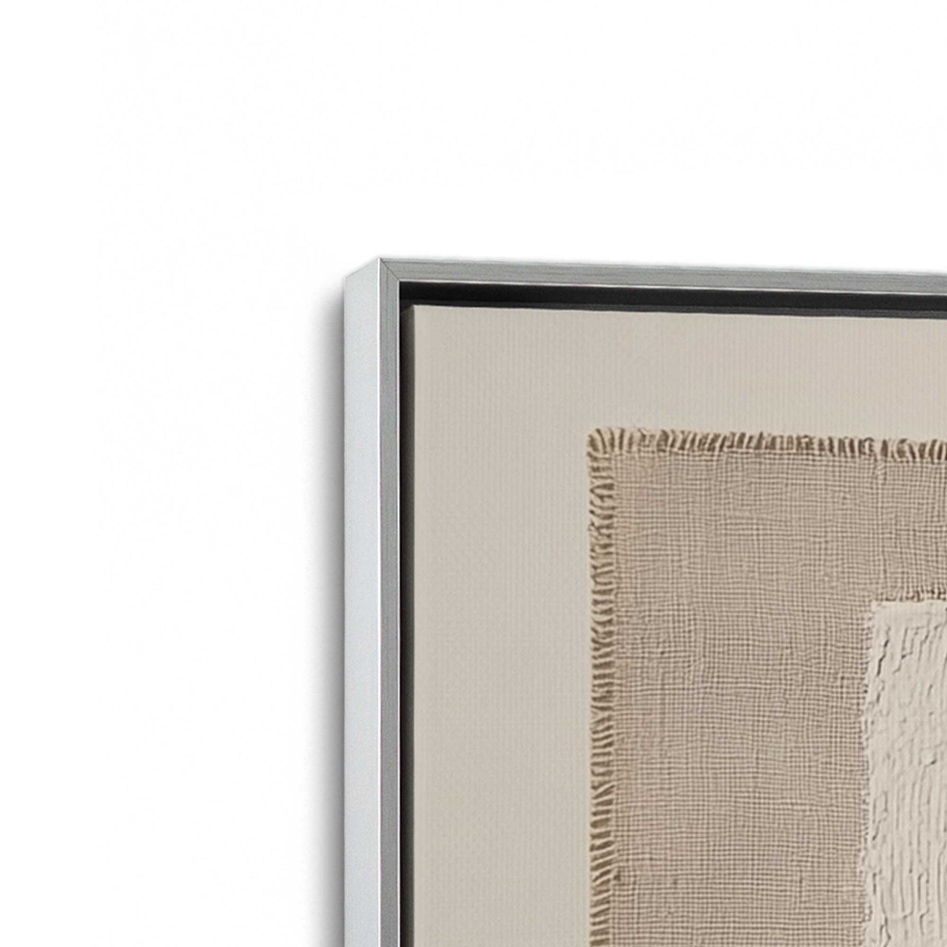 [Color:Polished Chrome], Picture of art in a Polished Chrome frame at an angle