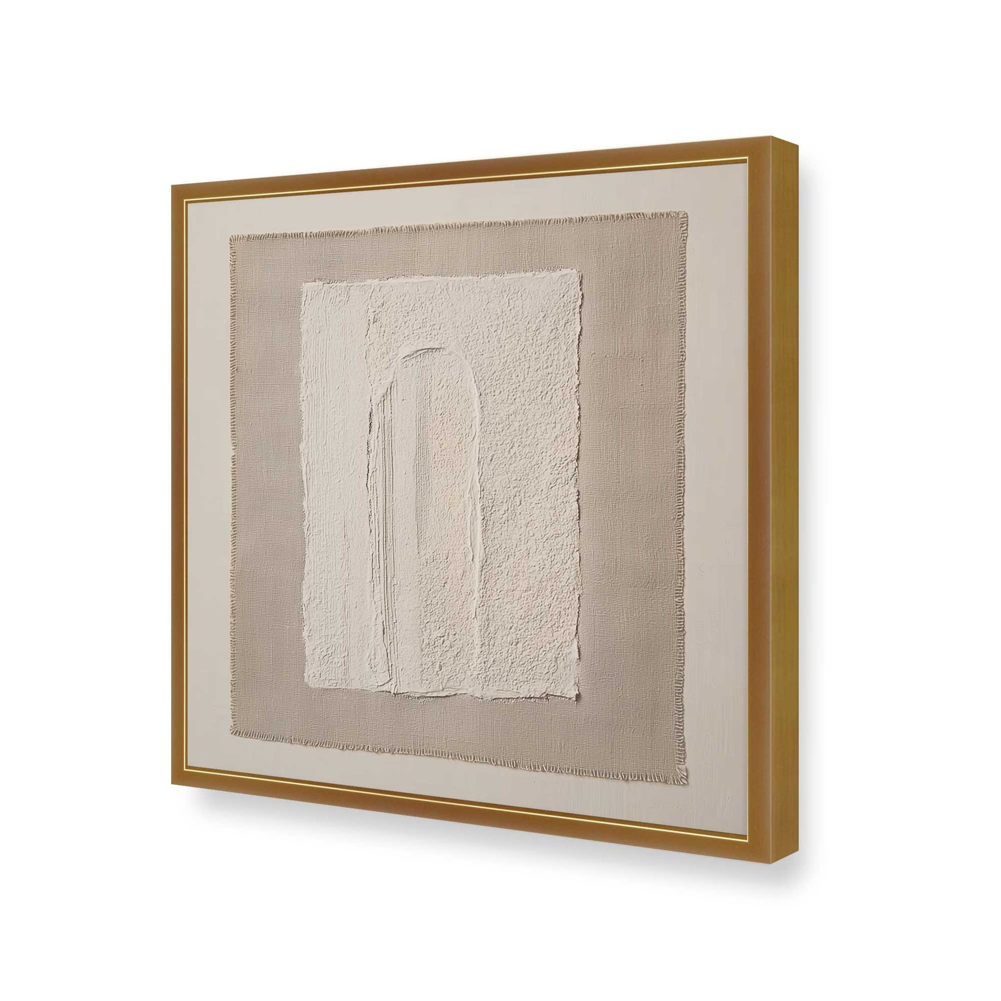 [Color:Polished Gold], Picture of art in a Polished Gold frame of the corner