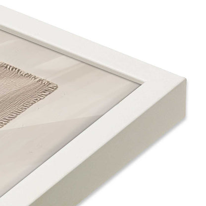 [Color:Opaque White], Picture of art in a Opaque White frame at an angle
