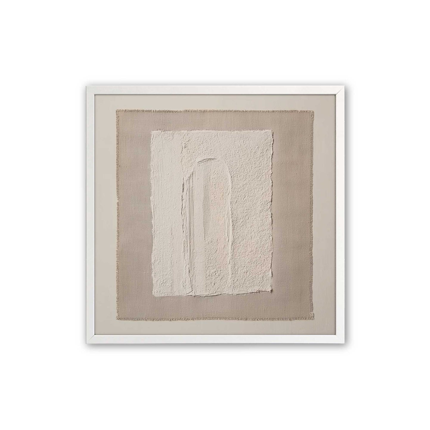 [Color:Opaque White], Picture of art in a Opaque White frame