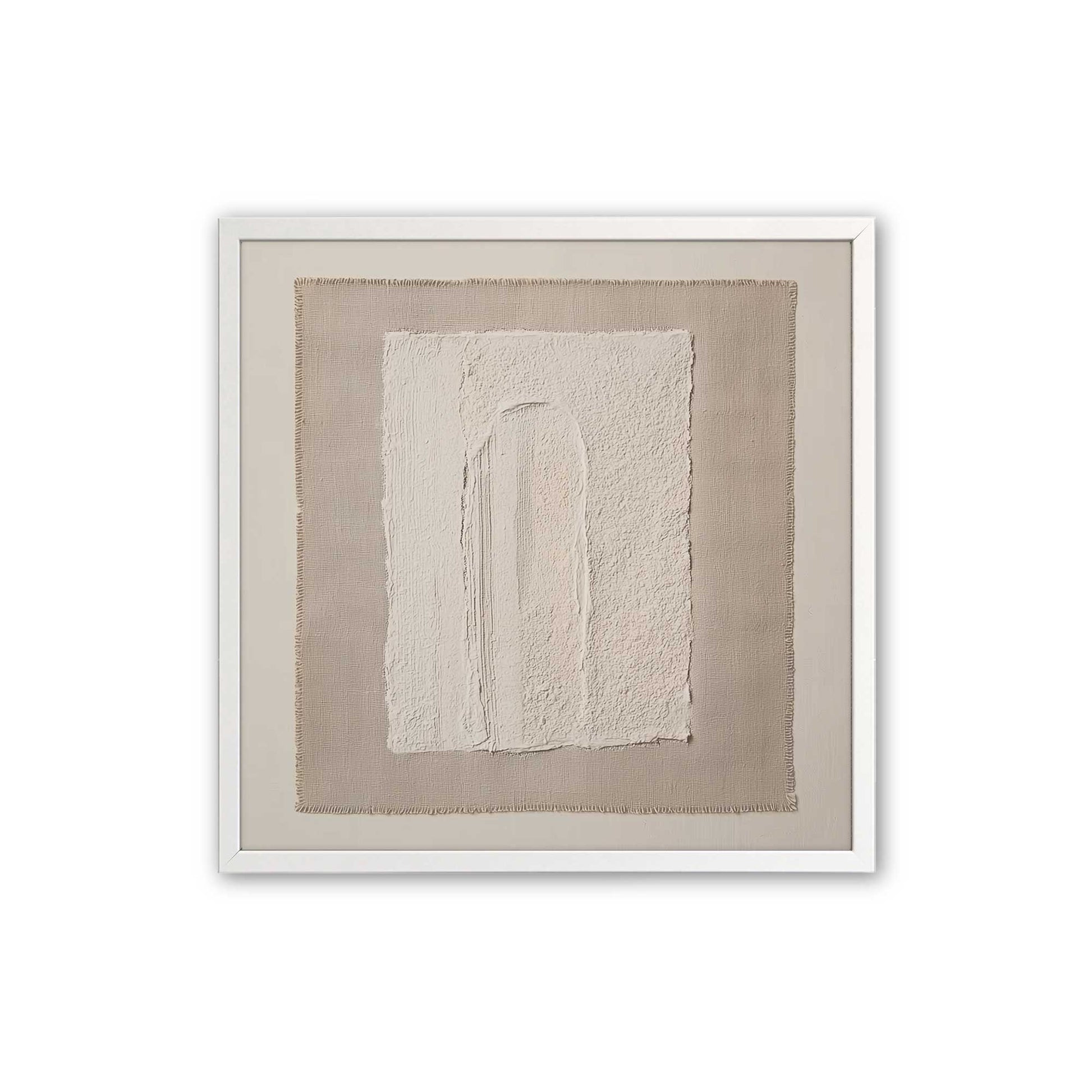 [Color:Opaque White], Picture of art in a Opaque White frame