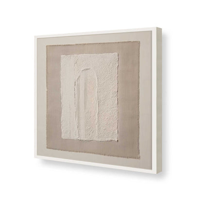 [Color:Opaque White], Picture of art in a Opaque White frame of the corner