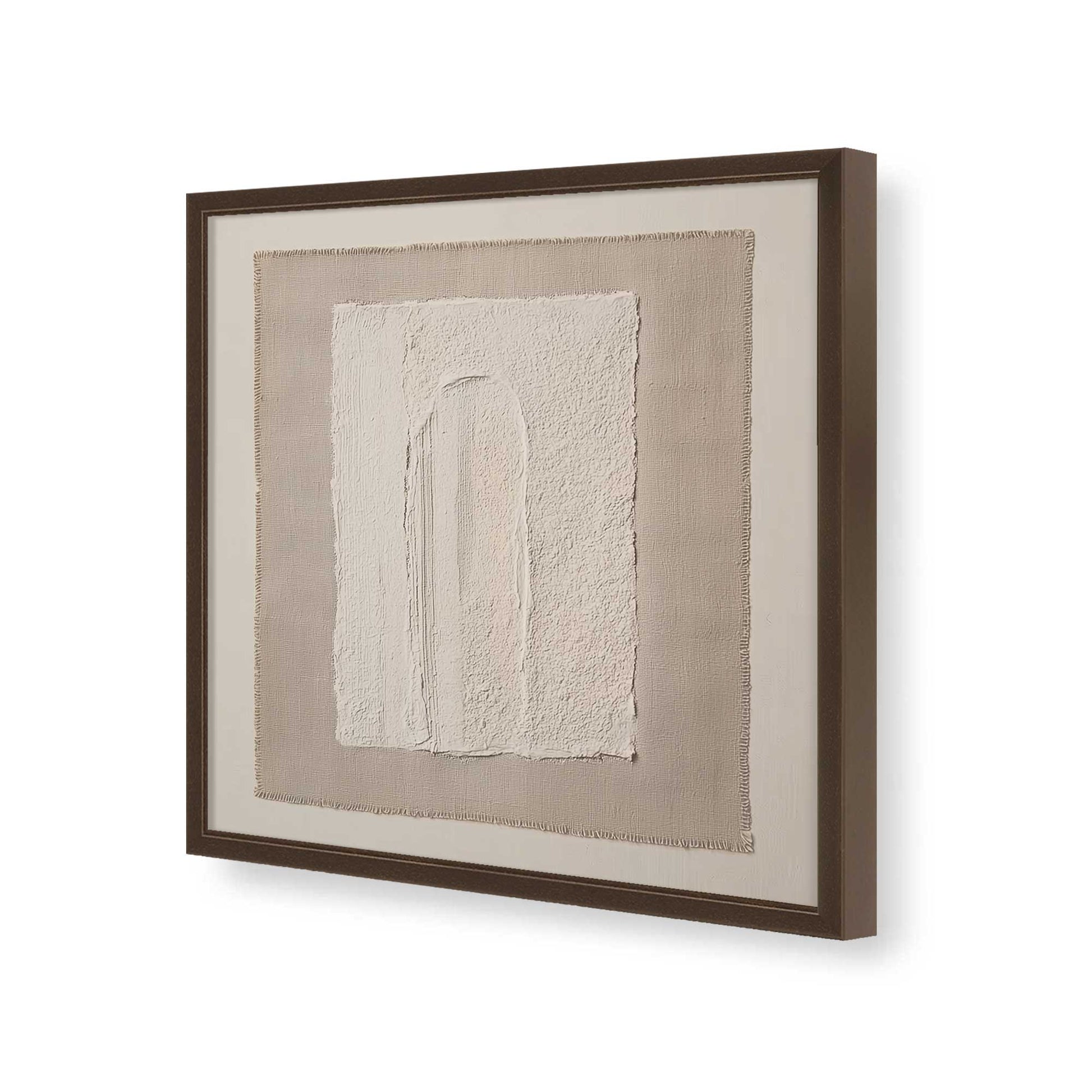 [Color:Espresso], Picture of art in a Espresso frame of the corner