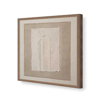 [Color:Walnut], Picture of art in a Walnut frame of the corner