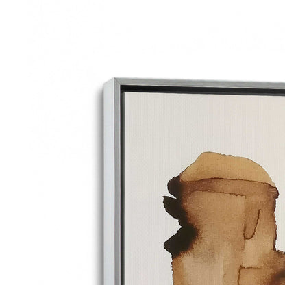 [Color:Polished Chrome], Picture of art in a Polished Chrome frame at an angle