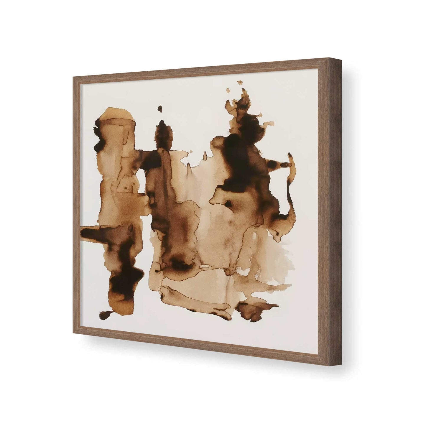 [Color:Walnut], Picture of art in a Walnut frame of the corner