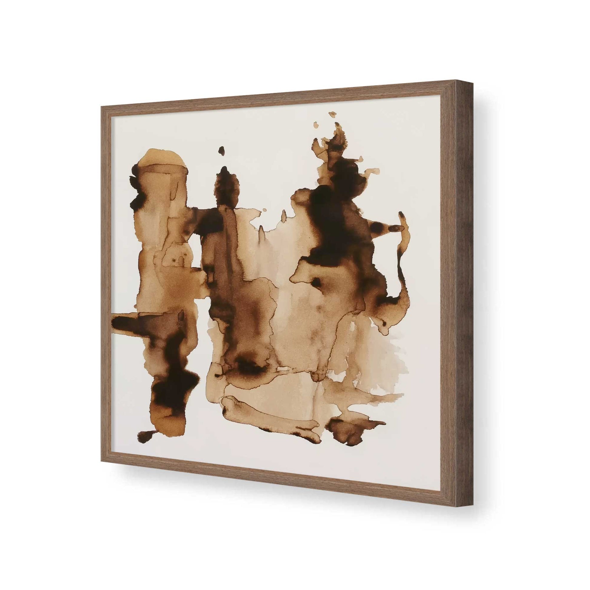 [Color:Walnut], Picture of art in a Walnut frame of the corner