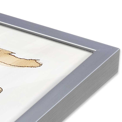 [Color:Polished Chrome], Picture of art in a Polished Chrome frame at an angle