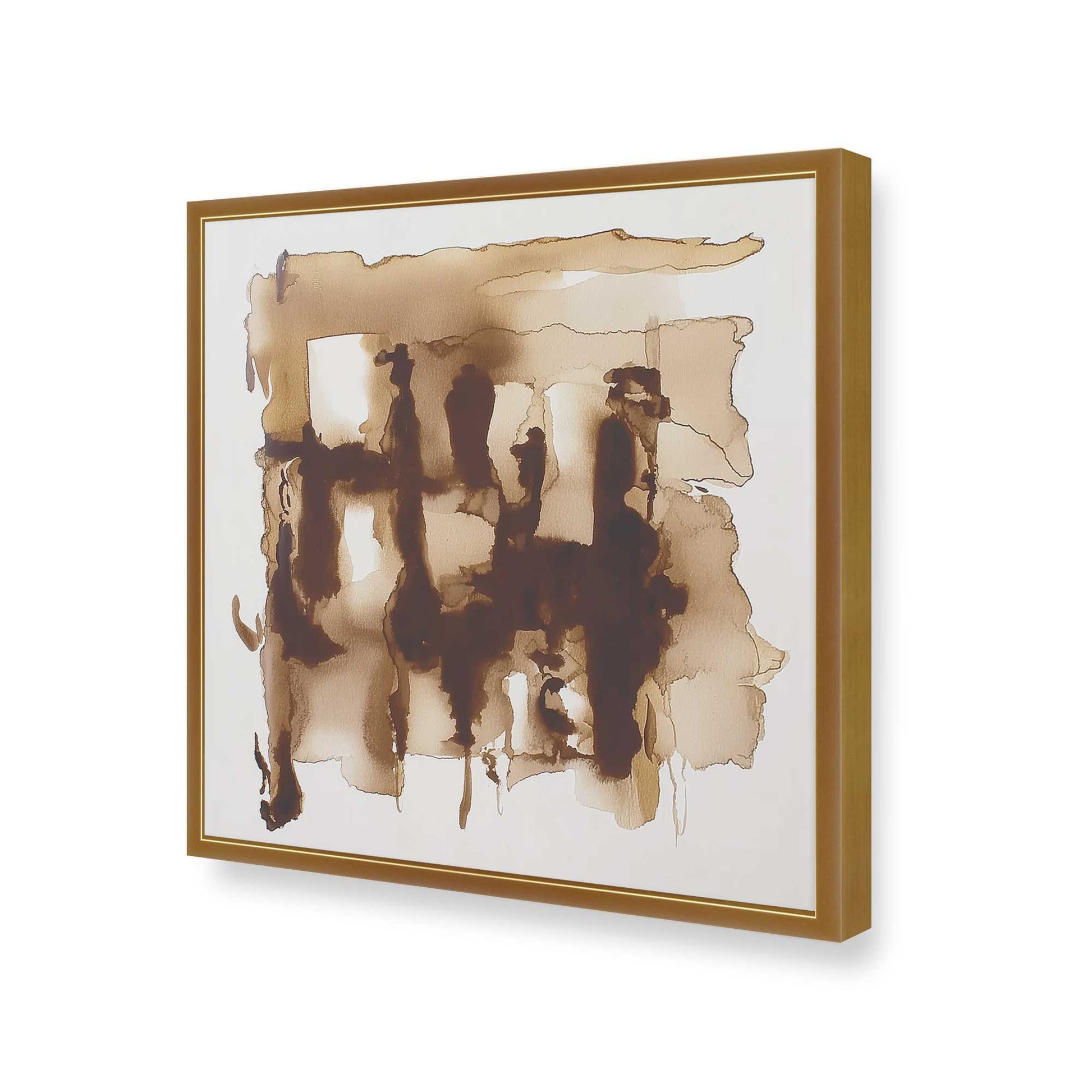 [Color:Polished Gold], Picture of art in a Polished Gold frame of the corner