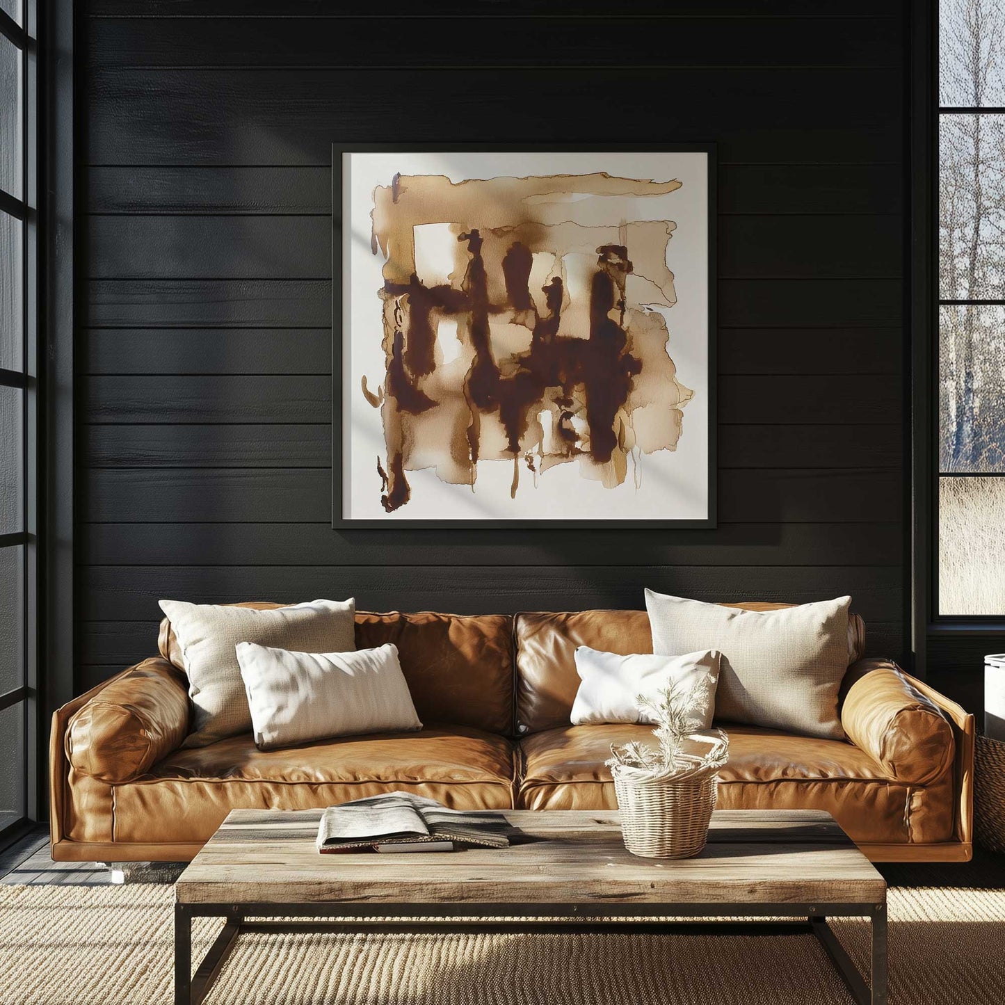 Picture of art in a room