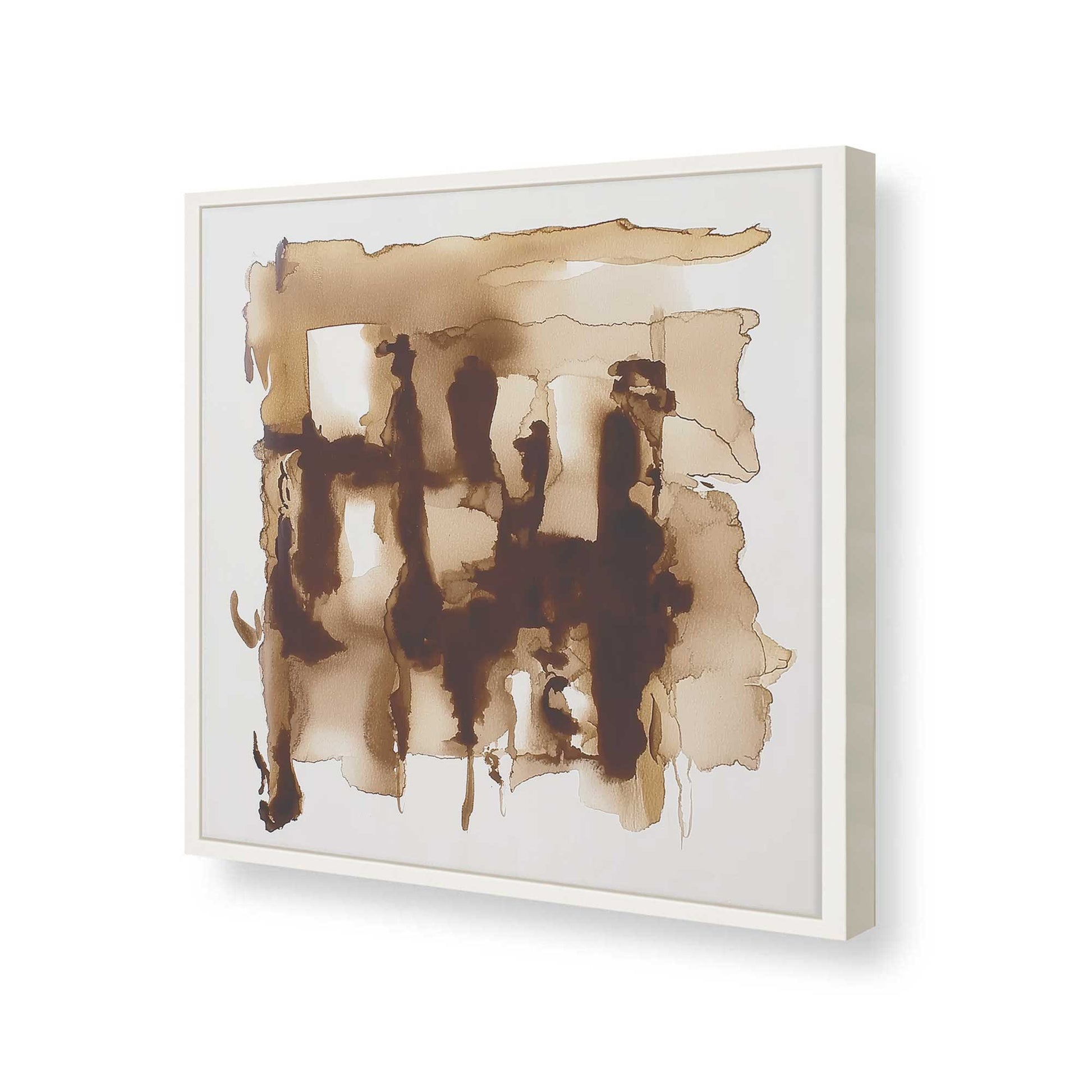 [Color:Opaque White], Picture of art in a Opaque White frame of the corner
