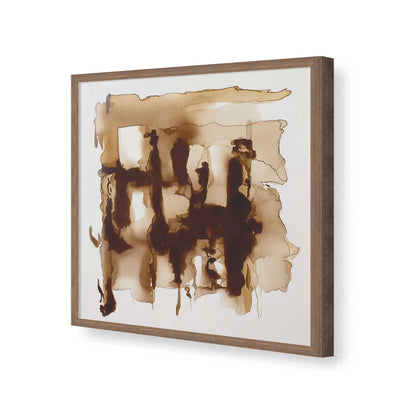 [Color:Walnut], Picture of art in a Walnut frame of the corner