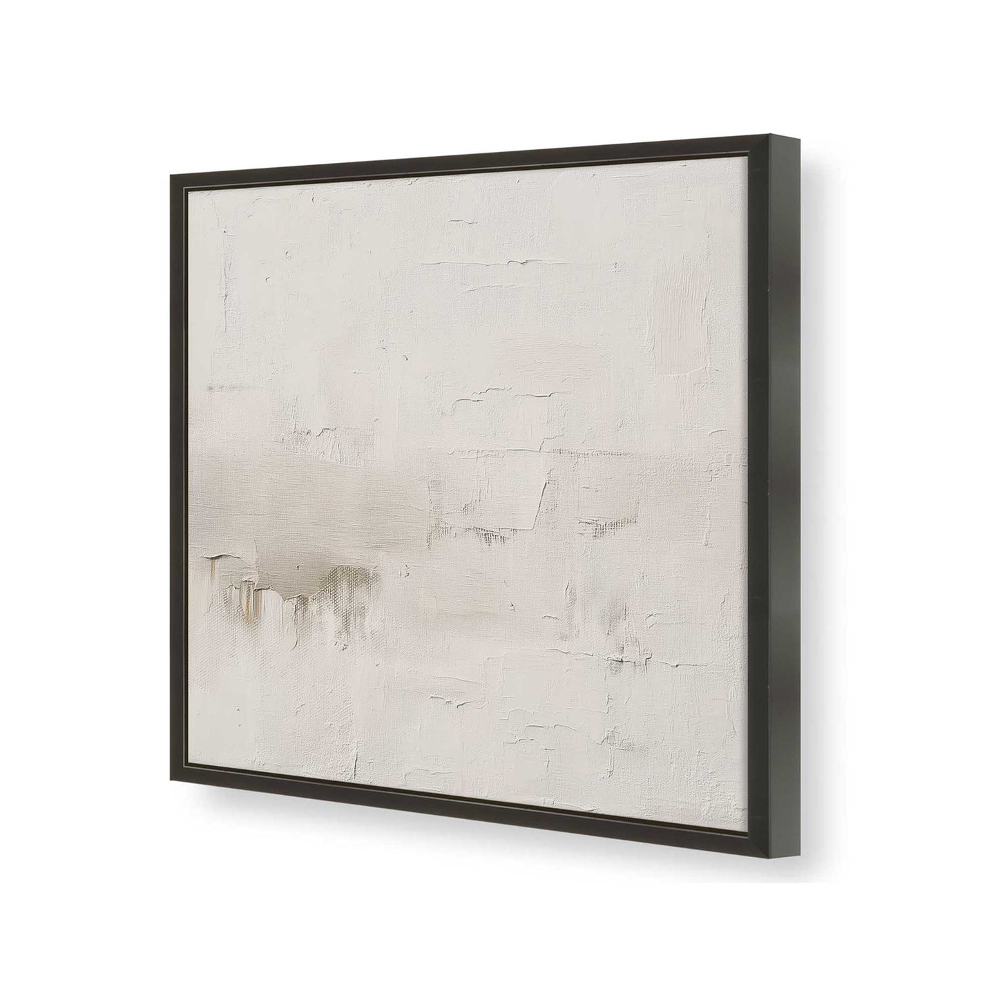 [Color:Satin Black], Picture of art in a Satin Black frame of the corner
