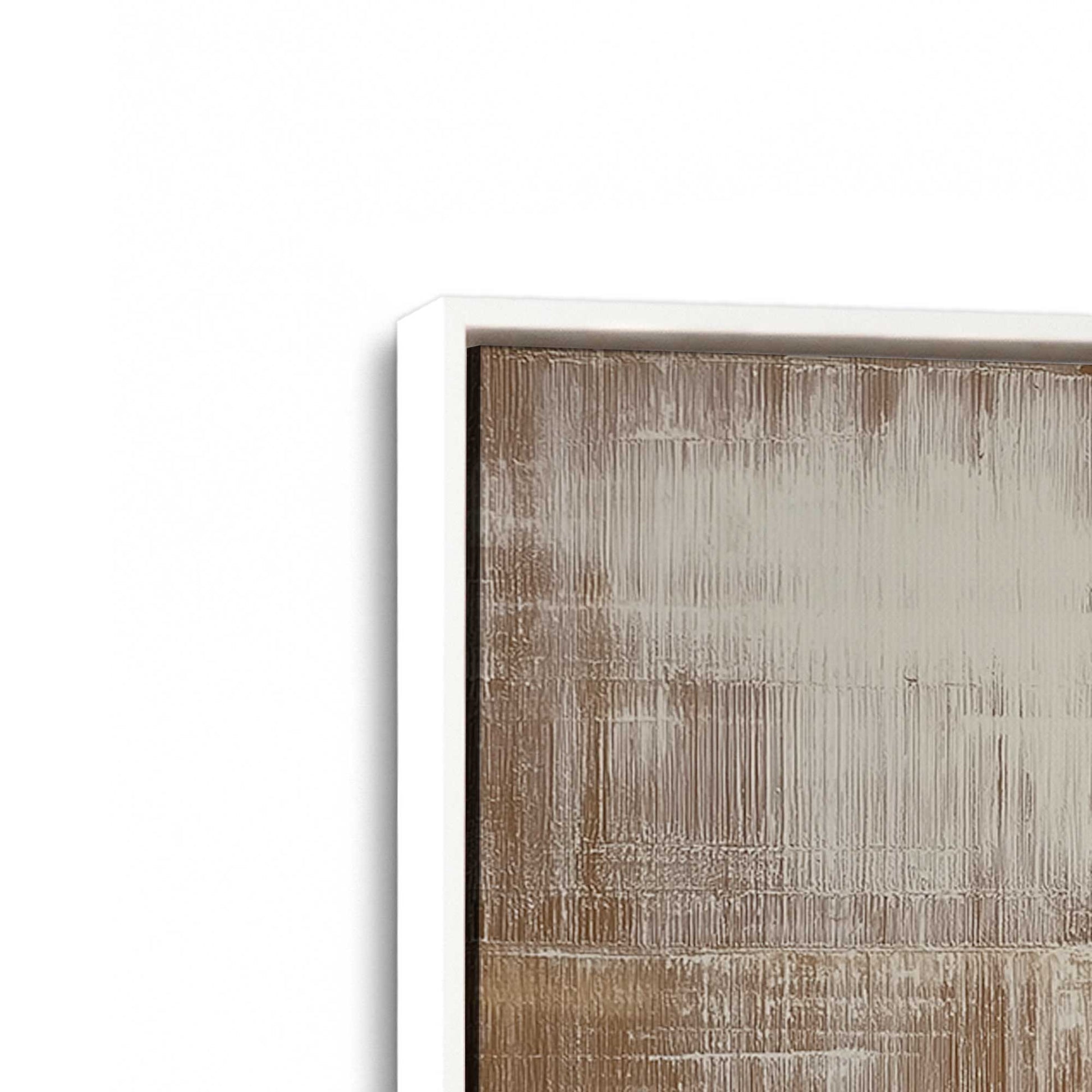 [Color:Opaque White], Picture of art in a White frame at an angle