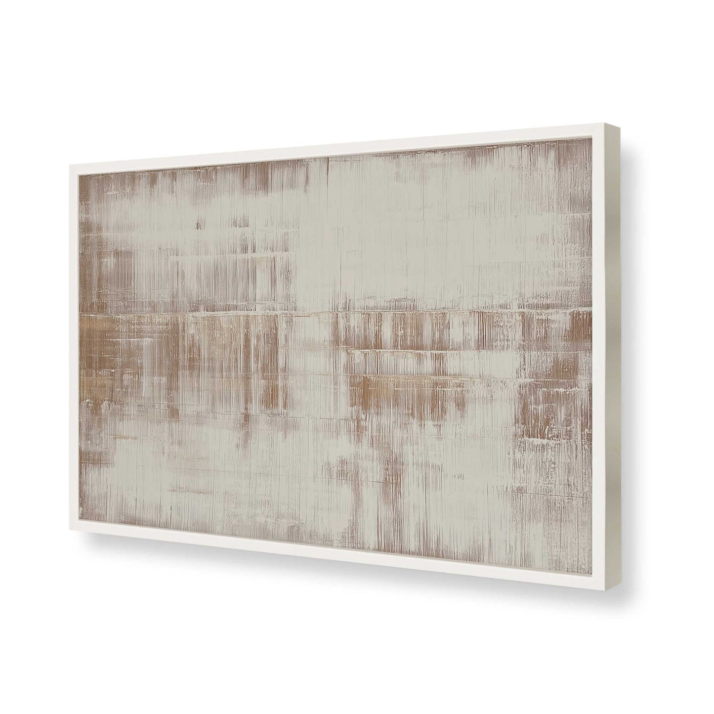 [Color:Opaque White], Picture of art in a Opaque White frame of the corner