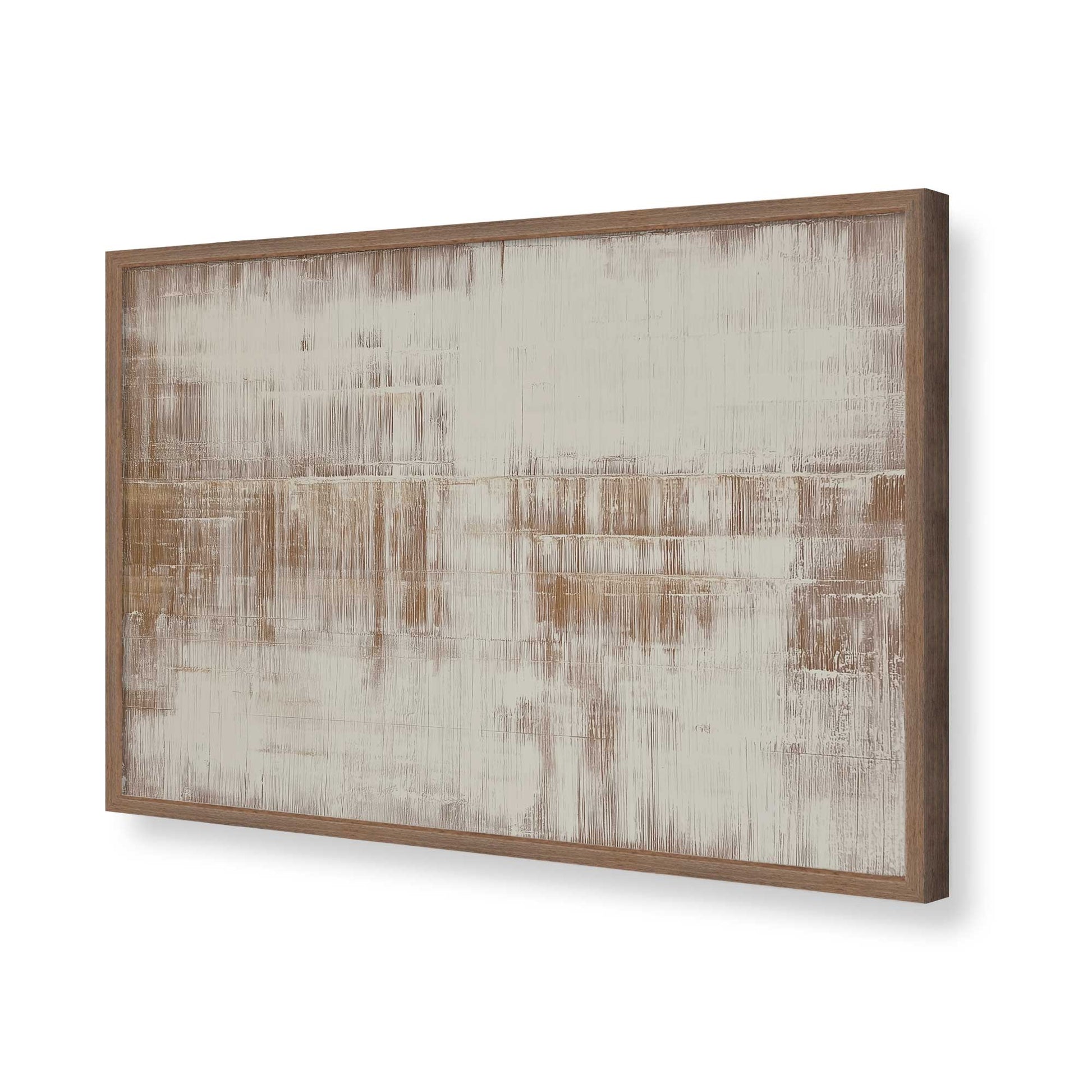 [Color:Walnut], Picture of art in a Walnut frame of the corner