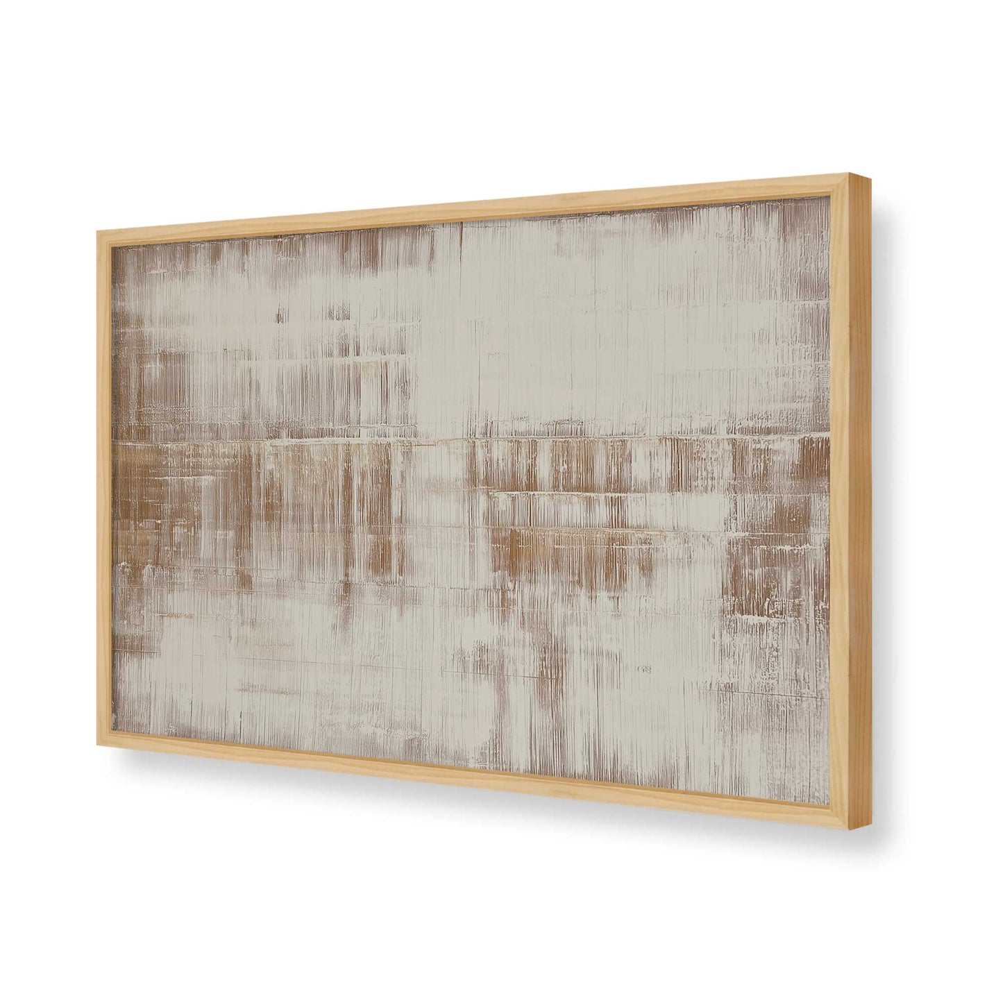 [Color:American Maple], Picture of art in a American Maple frame of the corner