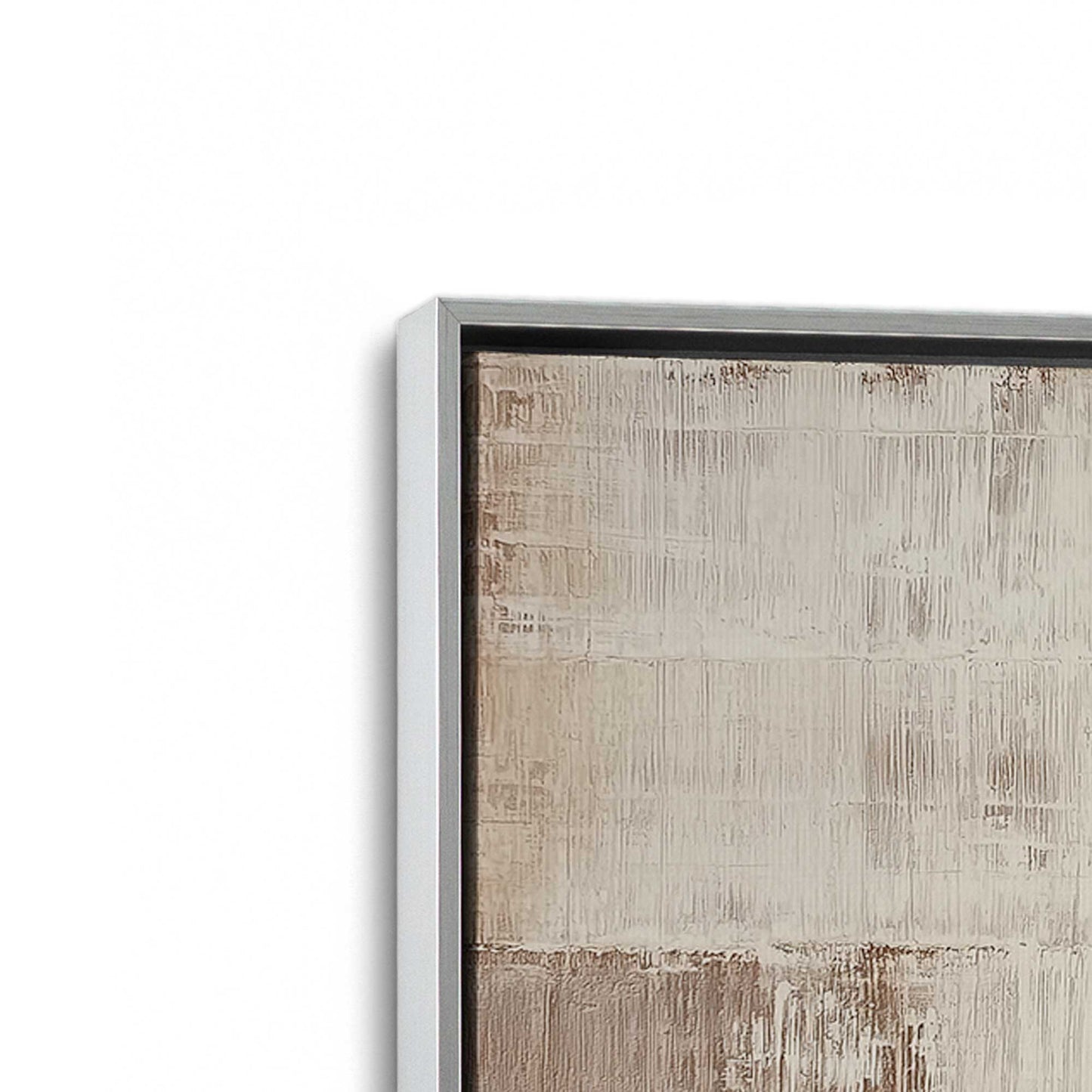 [Color:Polished Chrome], Picture of art in a Polished Chrome frame at an angle
