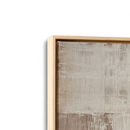 [Color:American Maple], Picture of art in a American Maple frame at an angle