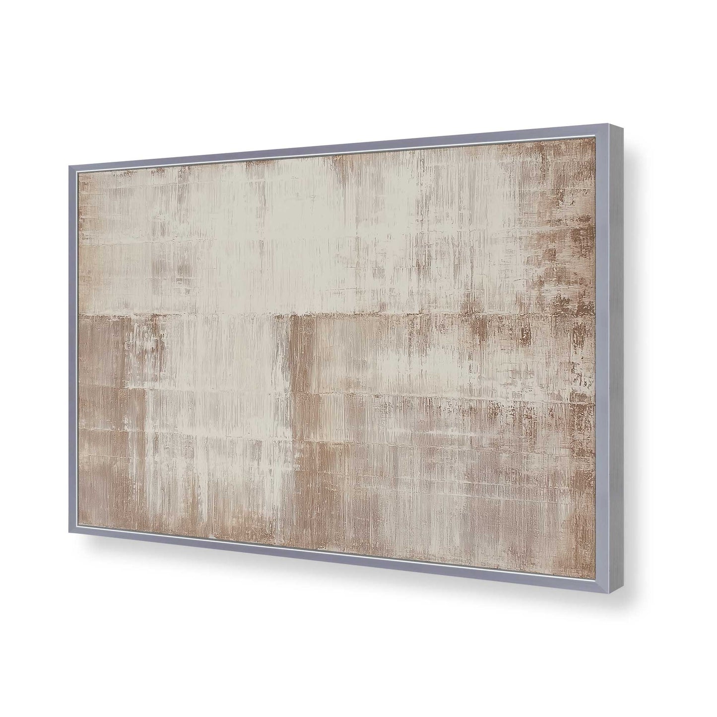 [Color:Polished Chrome], Picture of art in a Polished Chrome frame of the corner