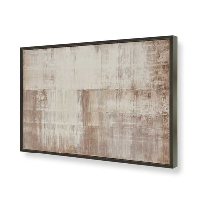 [Color:Satin Black], Picture of art in a Satin Black frame of the corner